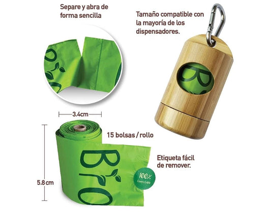 CAJA DE BOLSAS COMPOSTABLES BIOMEU
