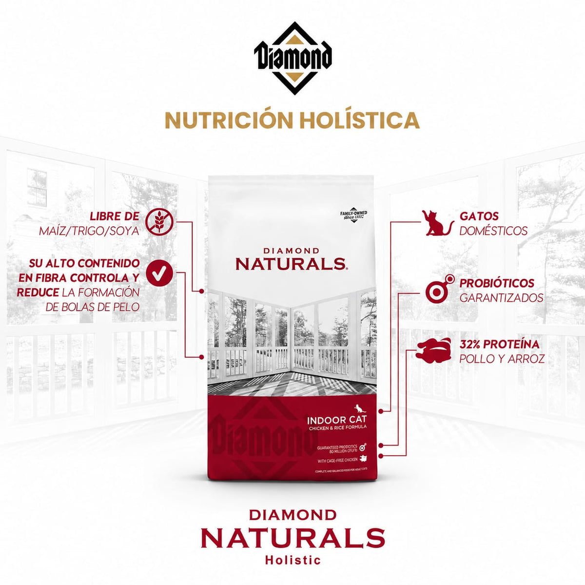 DIAMOND NATURALS INDOOR CAT (CHICKEN & RICE)