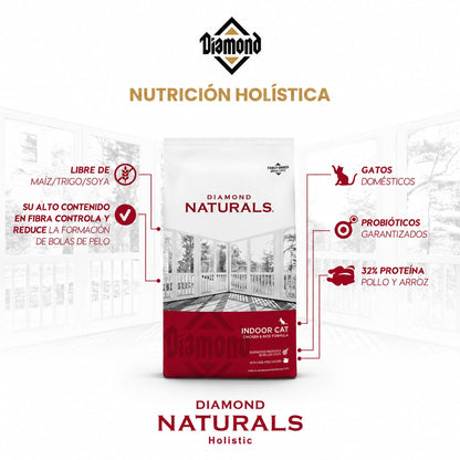 DIAMOND NATURALS INDOOR CAT (CHICKEN & RICE)