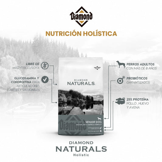 DIAMOND NATURALS SENIOR DOG (CHICKEN, EGG & OATMEAL)