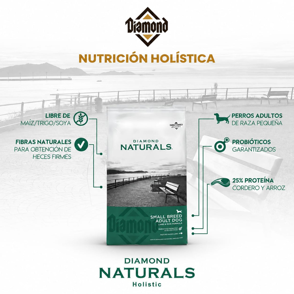 DIAMOND NATURALS SMALL ADULT (LAMB)