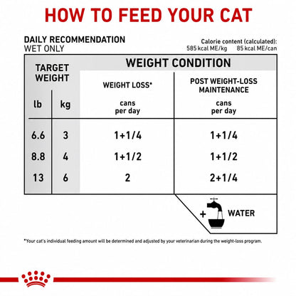 ROYAL CANIN SATIETY SUPPORT FELINE LATA